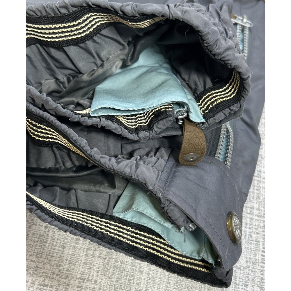 Obermeyer Ski Suit Womens 10 Vintage Insulated One Piece Embroidered Gray 90’s - Picture 12 of 12